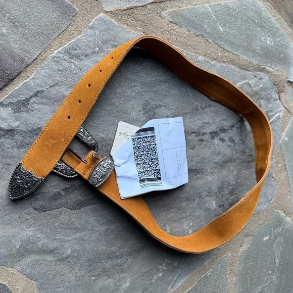 New🌟Free People-Black Rock Western Belt- Morning oj - Picture 8 of 9